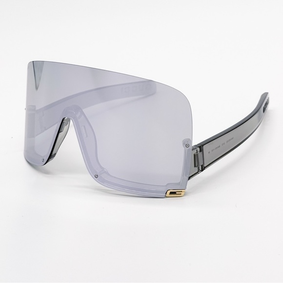 NEW GG1631S 013 GUCCI GREY SHIELD UNISEX SUNGLASSES GG 1631S 013 GUCCI EYEWEAR - Picture 4 of 12